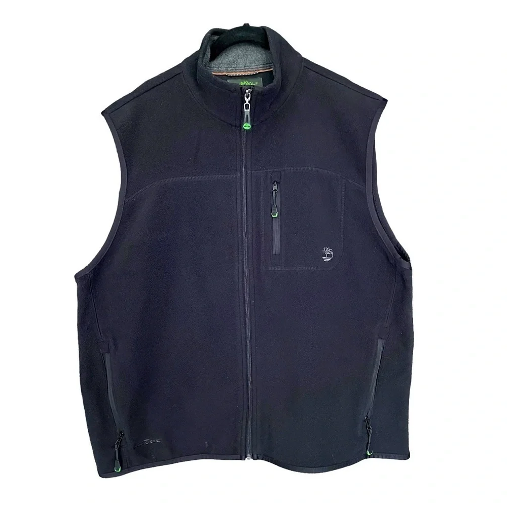 Timberland Codec Felt Zipper Front Warm Vest Outdoor Large